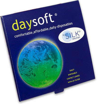 Daysoft SILK -piilolinssit sopivat silmien hyvinvointiin keskittyville potilaille, jotka haluavat kertakäyttölinssien edut ja edullisemmat hinnat.