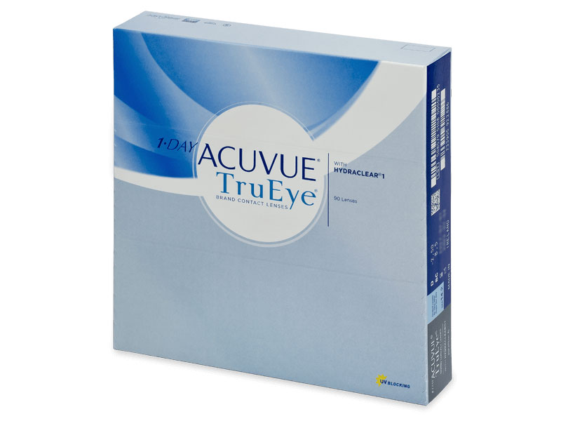 1-Day Acuvue TruEye -piilolinssejä myydään 30 ja kuvassa 
näkyvässä riittoisammassa 90 linssin pakkauksessa.