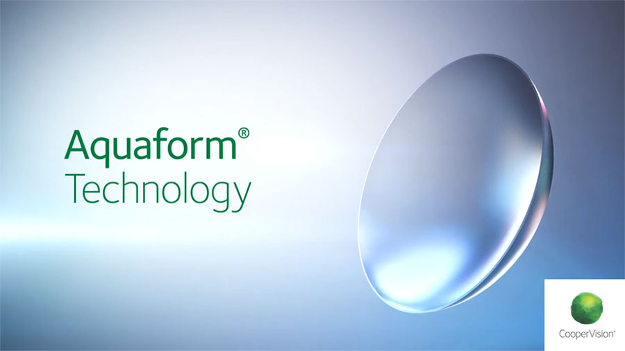 Aquaform on CooperVisionin kehittämä piilolinssien materiaaliteknologia, joka on kehitetty parantamaan 
linssien käyttömukavuutta ja kosteudensäilytystä.