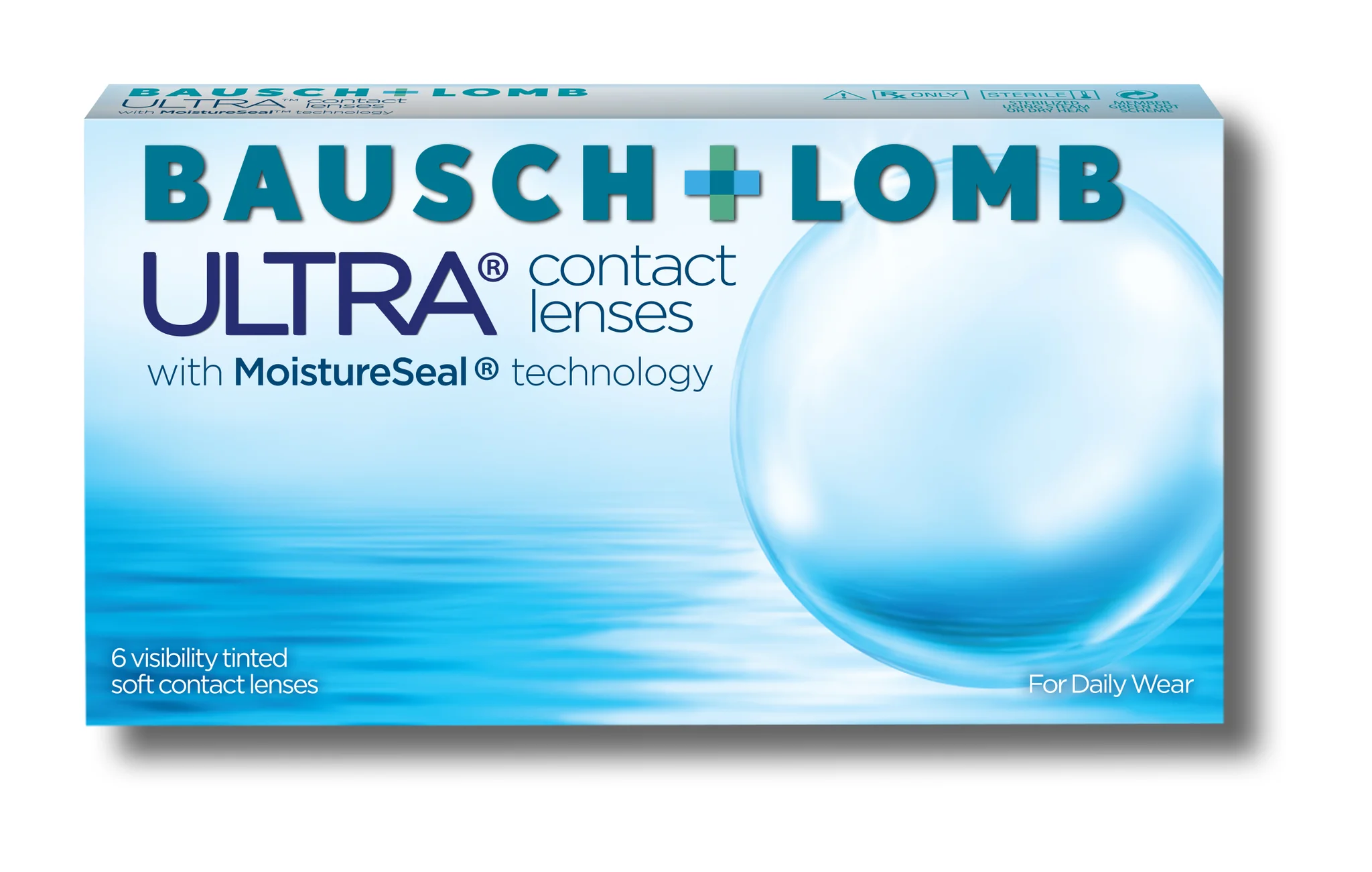 Bausch + Lomb ULTRA -piilolinssien 
uusi pakkaus näyttää tältä.