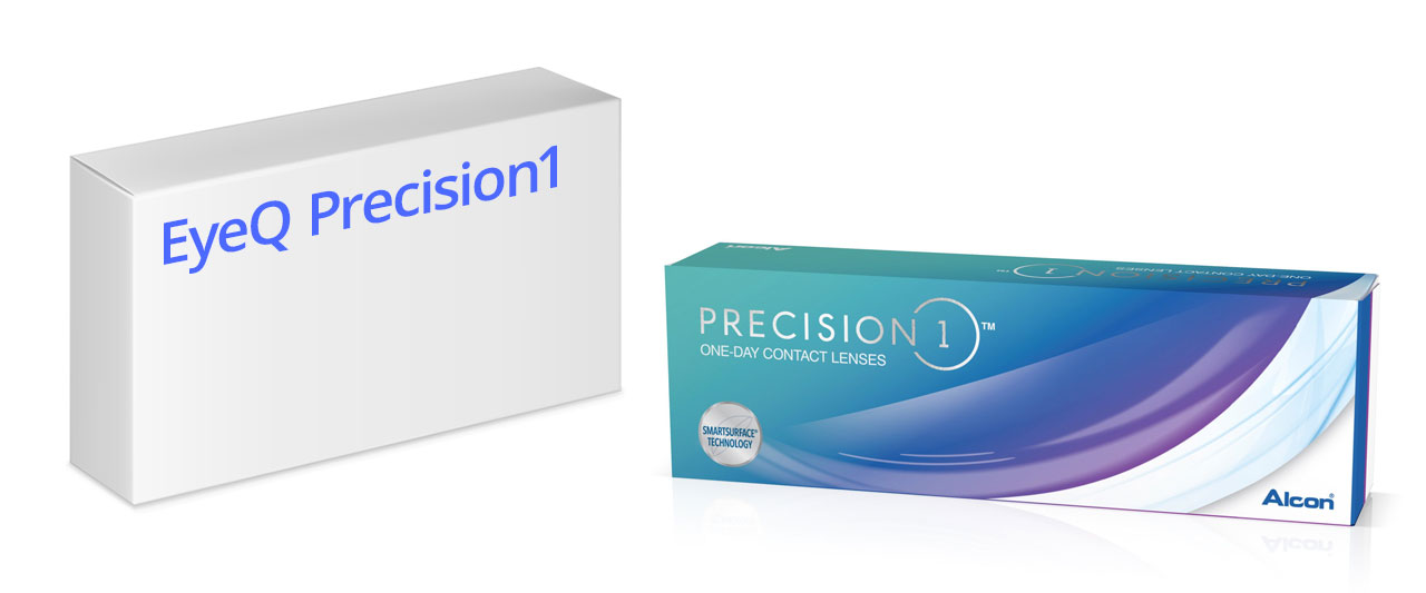 EyeQ Precision1 on Synsamin myymä kertakäyttölinssi, jonka alkuperäinen nimi on Precision1. Vertaa hintoja ja säästä.