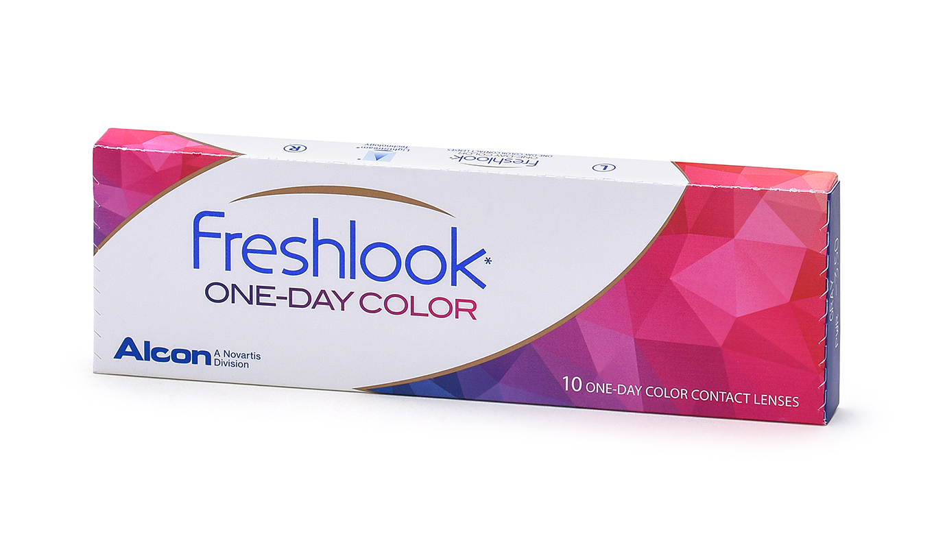 Paras värillinen kertakäyttölinssi on FreshLook One-Day Color.