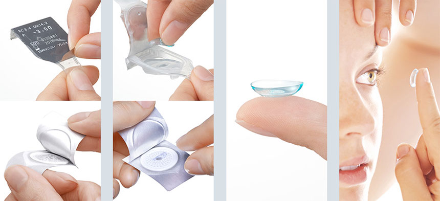 Miru 1day -piilolinssien SmartTouch-pakkaus helpottaa piilolinssien käsittelyä ja parantaa 
hygieenisyyttä, koska sinun ei tarvitse koskea linssin sisäpintaa sormillasi.