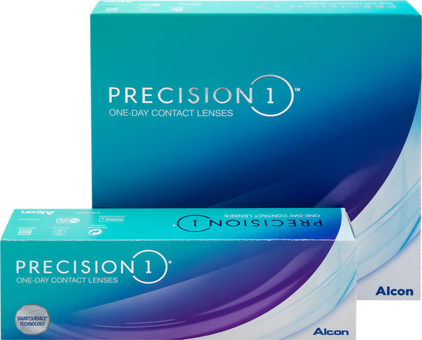Precision1-piilolinssejä myydään 30 ja 90 kappaleen pakkauksissa.