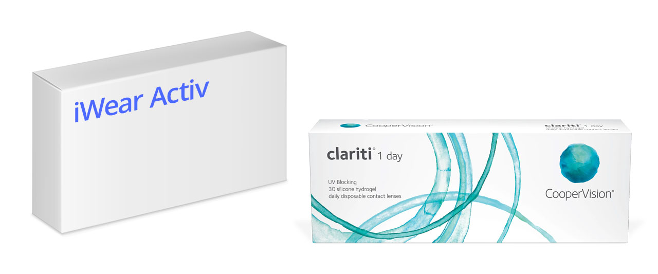iWear Activ on optikkoketjujen uudelleenbrändäämä tuote, jonka alkuperäisnimi on Clariti 1 day. Vertaa hintoja ja säästä.