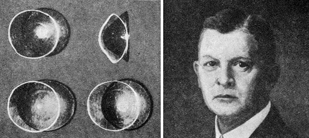 Leopold Heine ja lasiset piilolinssit